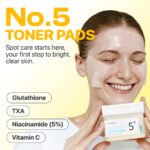 Parches antimanchas No.5 Vitamina-Niacinamida 70 pads- Numbuzin - Imagen 2