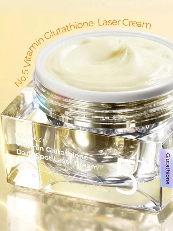 no.5+ Vitamin Glutathione Dark Spot Laser Cream 50ml - Numbuzin