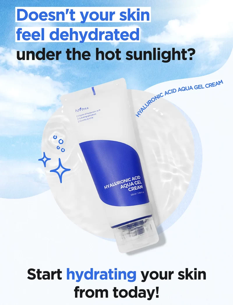 Hyaluronic Acid Aqua Gel Cream 100ml - ISNTREE - Imagen 2