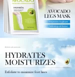 4 Mascarillas para piernas - Avocado Petroleum Jelly Moisturizing Long Leg Mask - FAYANKOU - Imagen 3