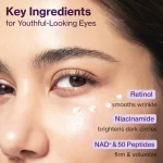 No.9 NAD + Retinol Volumetox Eye Cream 10ml - Numbuzin - Imagen 3