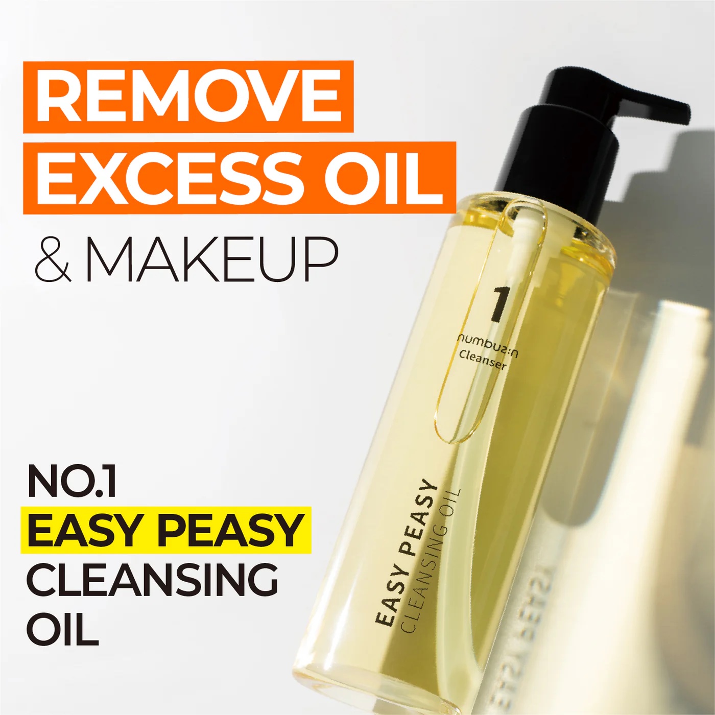 img_7297-2 No.1 Easy Peasy Cleansing Oil 200ml - Numbuzin - Imagen 1