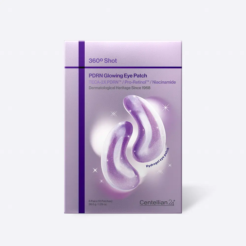 360pads 1 360 Shot PDRN glowing eye patch (6 pares) - Centellian24 - Imagen 1
