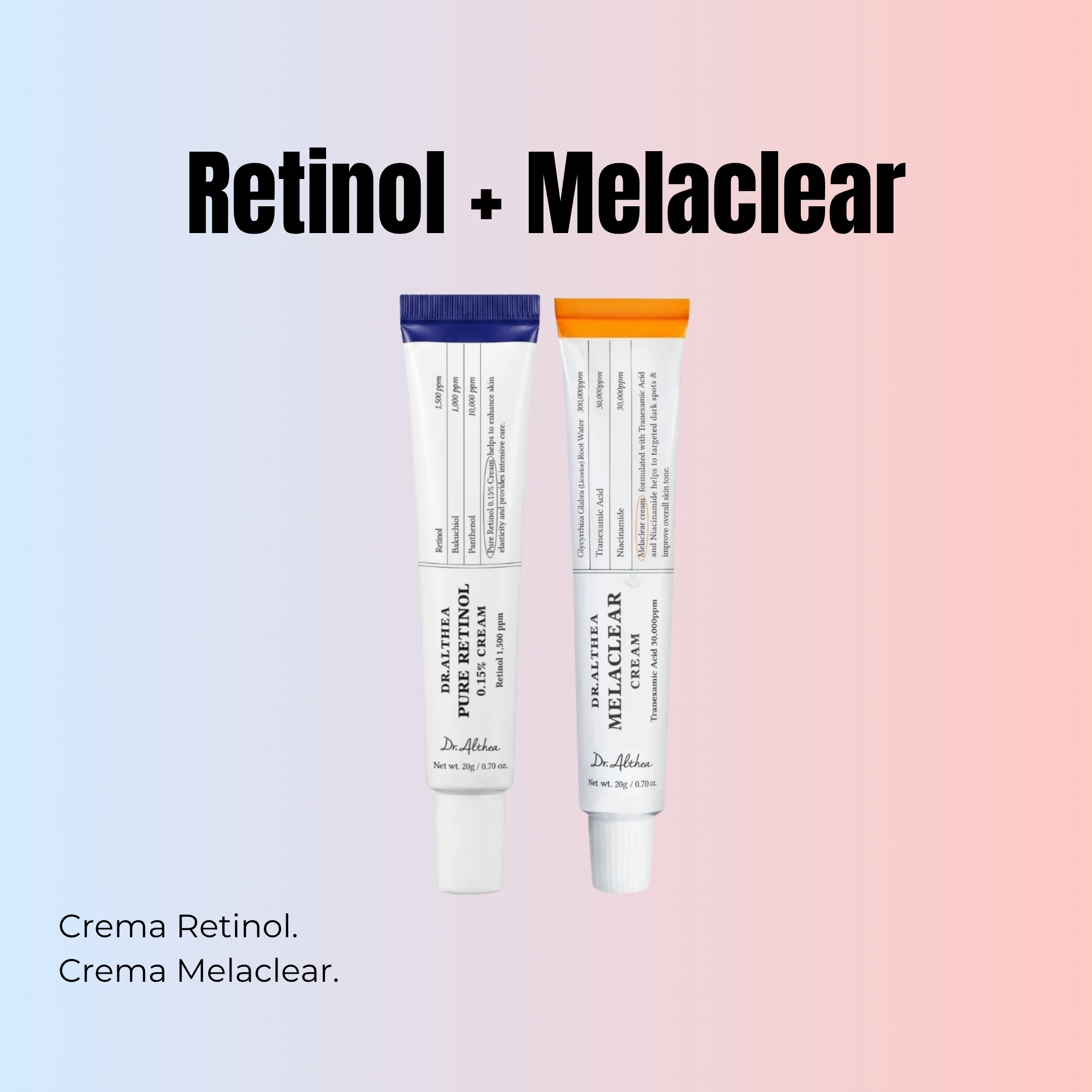 kits-web-dr-skin-69 Retinol + Melaclear - Dr Althea - Imagen 1